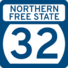 Northern Free State route marker