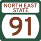 North East State route marker